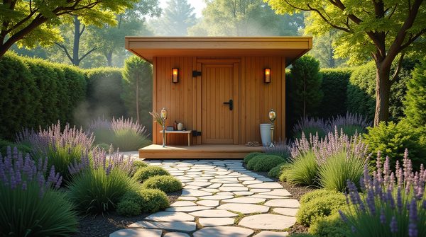 Créer un espace bien-être unique avec un sauna extérieur dans le jardin