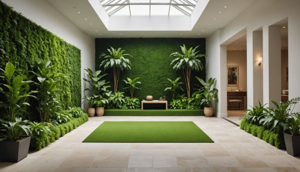 Feuillage ou gazon synthétique : quelle solution verte pour sublimer une cour intérieure ?