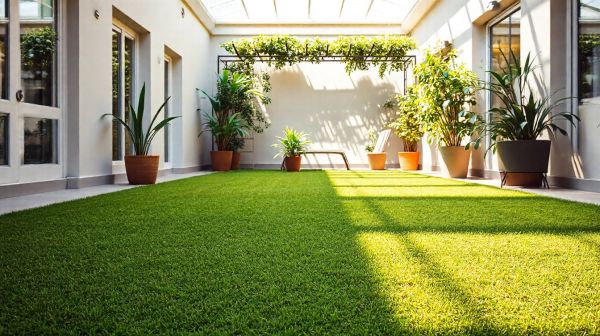 Top 5 avantages du gazon synthétique vs feuillage pour votre cour intérieure